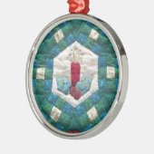 キルテッドキャンドル メタルオーナメント (左)