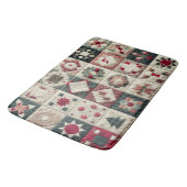 キルテッドクリスマスデザインバスマット バスマット (アングル)