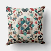 キルテッドクリスマスデザイン クッション (裏面)