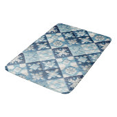 キルテッドクリスマスデザイン バスマット (アングル)