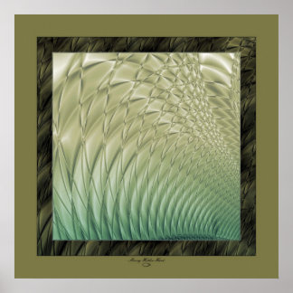 キルテッドサテングリーン ポスター