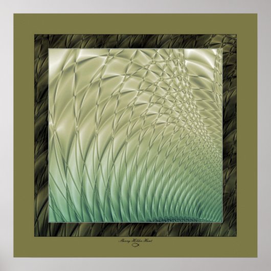 キルテッドサテングリーン ポスター (正面)