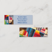 キルテッドサークル名刺 スキニー名刺 (正面/裏面)