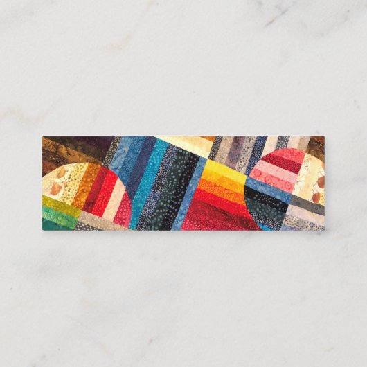 キルテッドサークル名刺 スキニー名刺 (裏面)