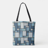 キルテッドデニムトートバッグ トートバッグ (裏面)