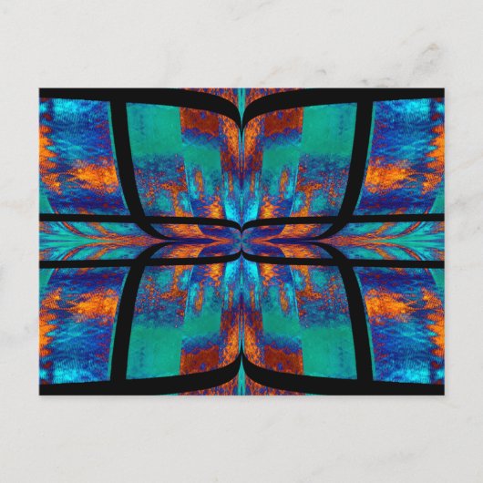キルテッドバタフライ10 ポストカード (正面)