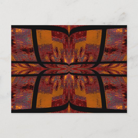 キルテッドバタフライ12 ポストカード (正面)