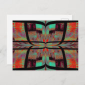 キルテッドバタフライ13 ポストカード (正面/裏面)
