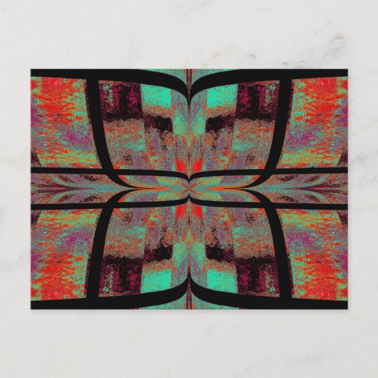 キルテッドバタフライ13 ポストカード (正面)