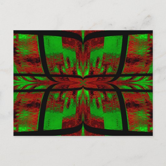 キルテッドバタフライ14 ポストカード (正面)