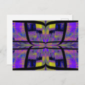 キルテッドバタフライ18 ポストカード (正面/裏面)