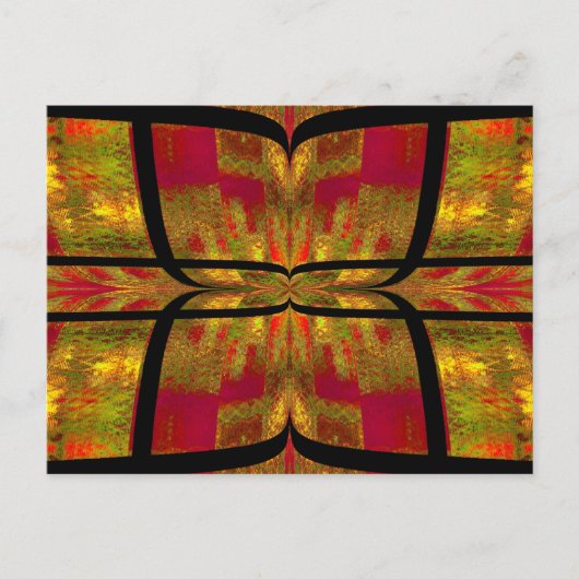 キルテッドバタフライ2 ポストカード (正面)