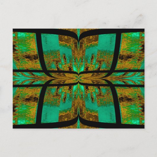 キルテッドバタフライ6 ポストカード (正面)