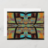 キルテッドバタフライ7 ポストカード (正面/裏面)