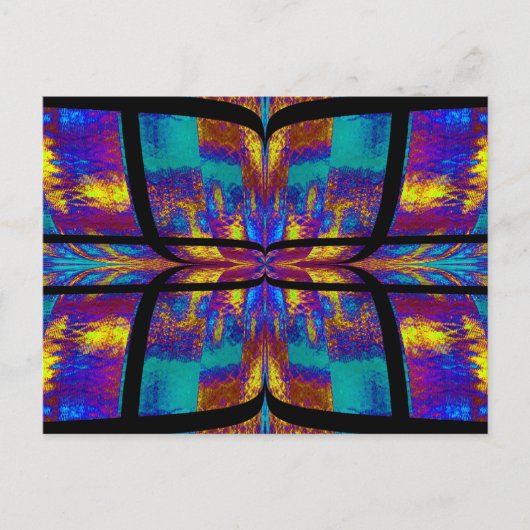 キルテッドバタフライ8 ポストカード (正面)