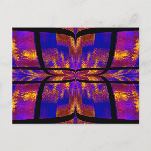 キルテッドバタフライ9 ポストカード (正面)