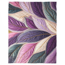 キルテッドパープルブルーピンク離れデザイン