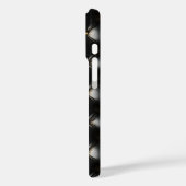 キルテッドブラックレザーパターン Case-Mate iPhoneケース (裏面 / 左)