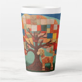 キルテッドプードル カフェラテマグ (正面)