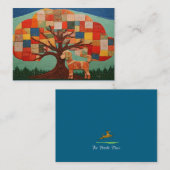 キルテッドプードレノートカード ノートカード (正面/裏面)