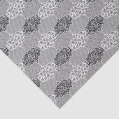 キルテッドモロッコパターングレーフローラ 薄葉紙 (詳細)