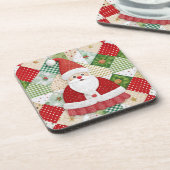 キルテッドルックサンタ コースター (左側)