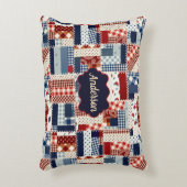 キルテッドルック装飾用クッション アクセントクッション (正面(垂直))