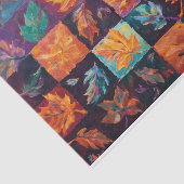 キルテッド紅葉、秋ファームハウスパターン 薄葉紙 (詳細)