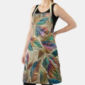 キルテッド虹色離れデザイン エプロン (インサイチュ)