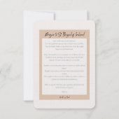 キルデア祈りの言葉カードのセント・ブリジッド サンキューカード (裏面)