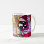 キルトおよびキルティング コーヒーマグカップ (正面右)