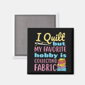 キルトだけど趣味お気に入りのは織物の集め マグネット (正面/裏面)