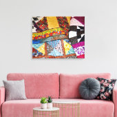 キルトとキルティング キャンバスプリント (インサイチュ (リビング))