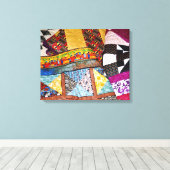 キルトとキルティング キャンバスプリント (インサイチュ (ウッドフロア))