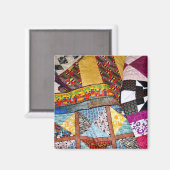 キルトとキルティング マグネット (正面/裏面)