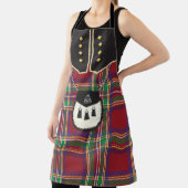 キルトとスポーランのエプロン男性へ エプロン (インサイチュ)