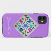 キルトにされたパーソナライズなiPhoneの5Sおよび5箱 Case-Mate iPhoneケース (裏面(横))