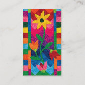 キルトにされた名刺! 名刺 (裏面)