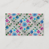 キルトにされた名刺 名刺 (裏面)