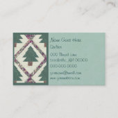 キルトにされた松の木 名刺 (正面)