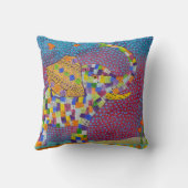 キルトにされた象 クッション (裏面)