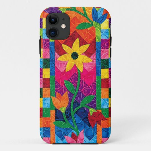 キルトにされたiPhoneの5または5S箱 Case-Mate iPhoneケース (裏面)