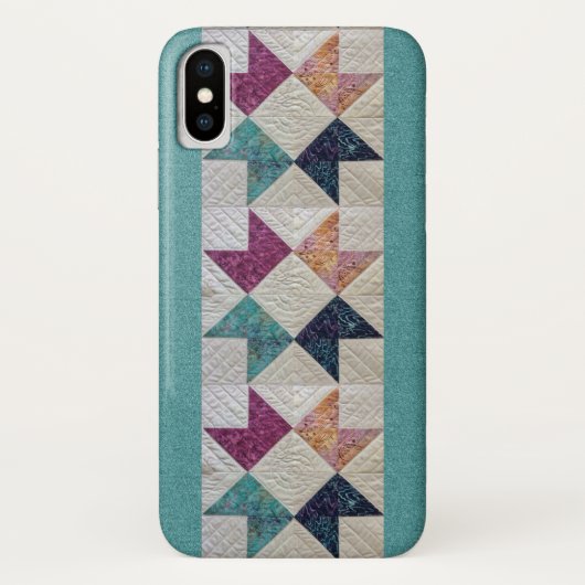 キルトにされたiPhone Xの箱 Case-Mate iPhoneケース (裏面)