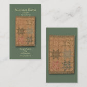 キルトにされる 名刺 (正面/裏面)