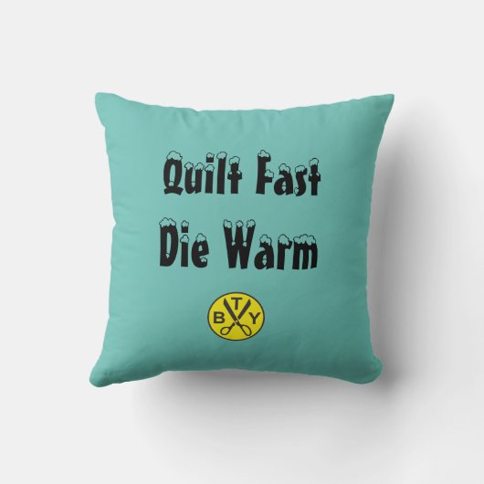 キルトにする予測された装飾用クッション- Quiltersのためのギフト クッション (裏面)