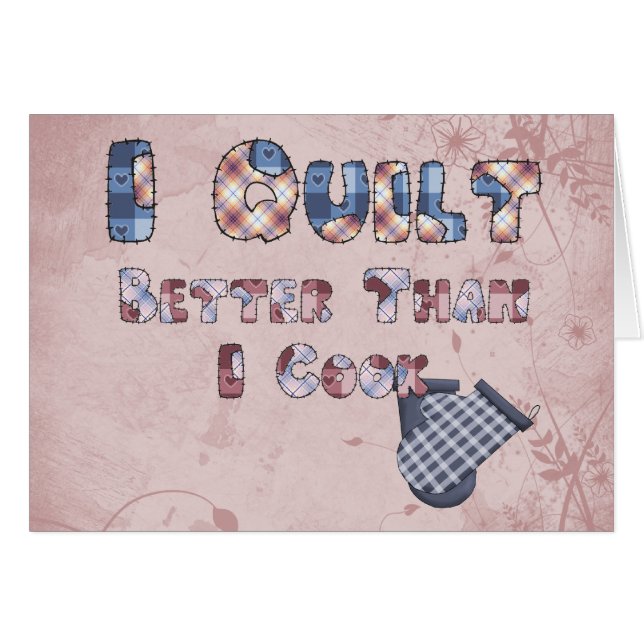 キルトにする調理師 (正面横)