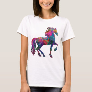 キルトのような馬 Tシャツ