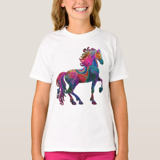 キルトのような馬 Tシャツ