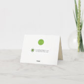 キルトのクリスマスカード-オランダ人男性のパズル シーズンカード (裏面)