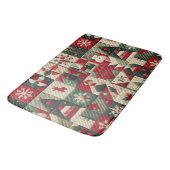 キルトのクリスマスデザイン バスマット (アングル)